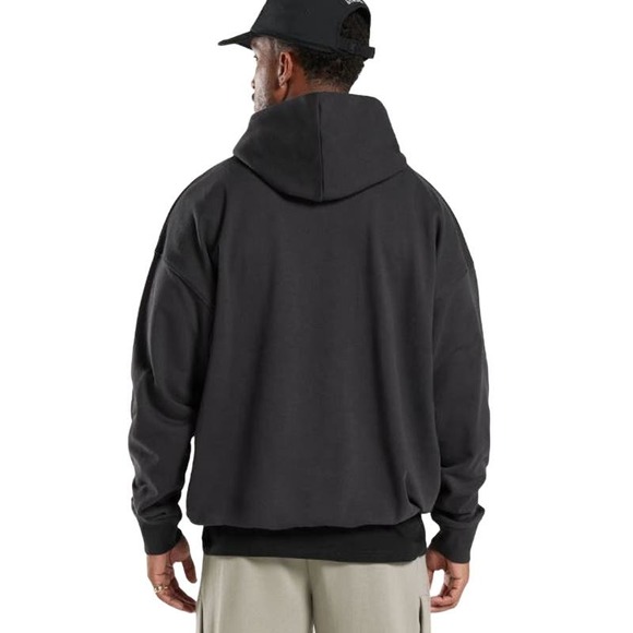 NWT! GYMSHARK MEN REST DAY ESSENTIALS HOODIE BLACK SMALL - Picture 6 of 6